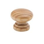 Prestige 35mm P20 Polished Pine Mushroom Knob