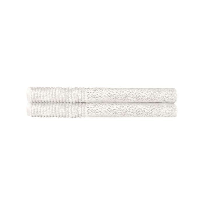 Elvire Bath Mat 2 Pack Ivory