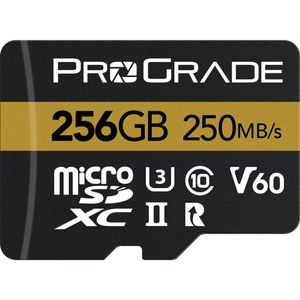 Prograde Digital 256gb Microsdxc Uhs-ii Memory Card W/adapter - 60 ( Gold )