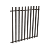 ProtectorAl 350 - 1200 x 1200mm Black Aluminium Batten Pool Fence Panel
