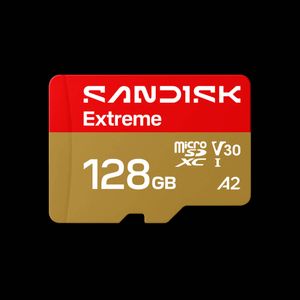 SanDisk 128GB Extreme microSDHC UHS-I Memory Card - Up to 160MB/s, C10, U3, V30, 4K, A2, Micro SD