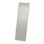 Sylvan 300 x 100 x 1.8mm Stainless Steel Plain Push Plate