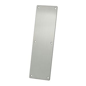Sylvan 300 x 100 x 1.8mm Stainless Steel Plain Push Plate
