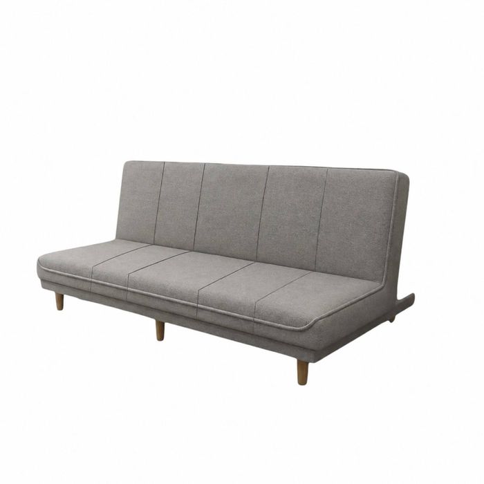 TOPONE 180CM Foldable Sofa Bed - Light Grey