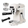 Spector Espresso Coffee Machine with Milk Frother - White
