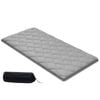 Vevor 2032 X 991 X 63.5 Mm Japanese Tatami Mat Gray Twin Size With Storage Bag Fastener For Dorm