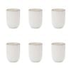 6PK Ecology Element Stoneware Cuddle Mug Tableware 250ml - Blanc