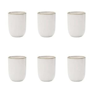 6PK Ecology Element Stoneware Cuddle Mug Tableware 250ml - Blanc