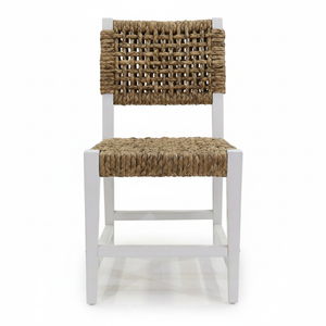 Genex Designs Oliver Coastal Dining Chair White