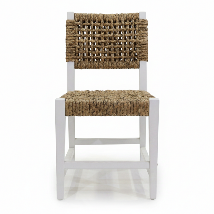 Genex Designs Oliver Coastal Dining Chair White
