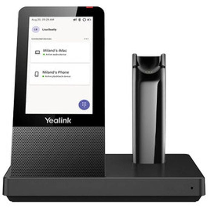 Yealink WHB670 Replacement DECT Base with Touch Screen for WH67 MS and UC Headsets