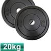 20Kgs Olympic Bumper Gym Weight Plates (Pair)