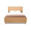 Courtney White Oak King Size Bed Frame With Solid Timber Slats