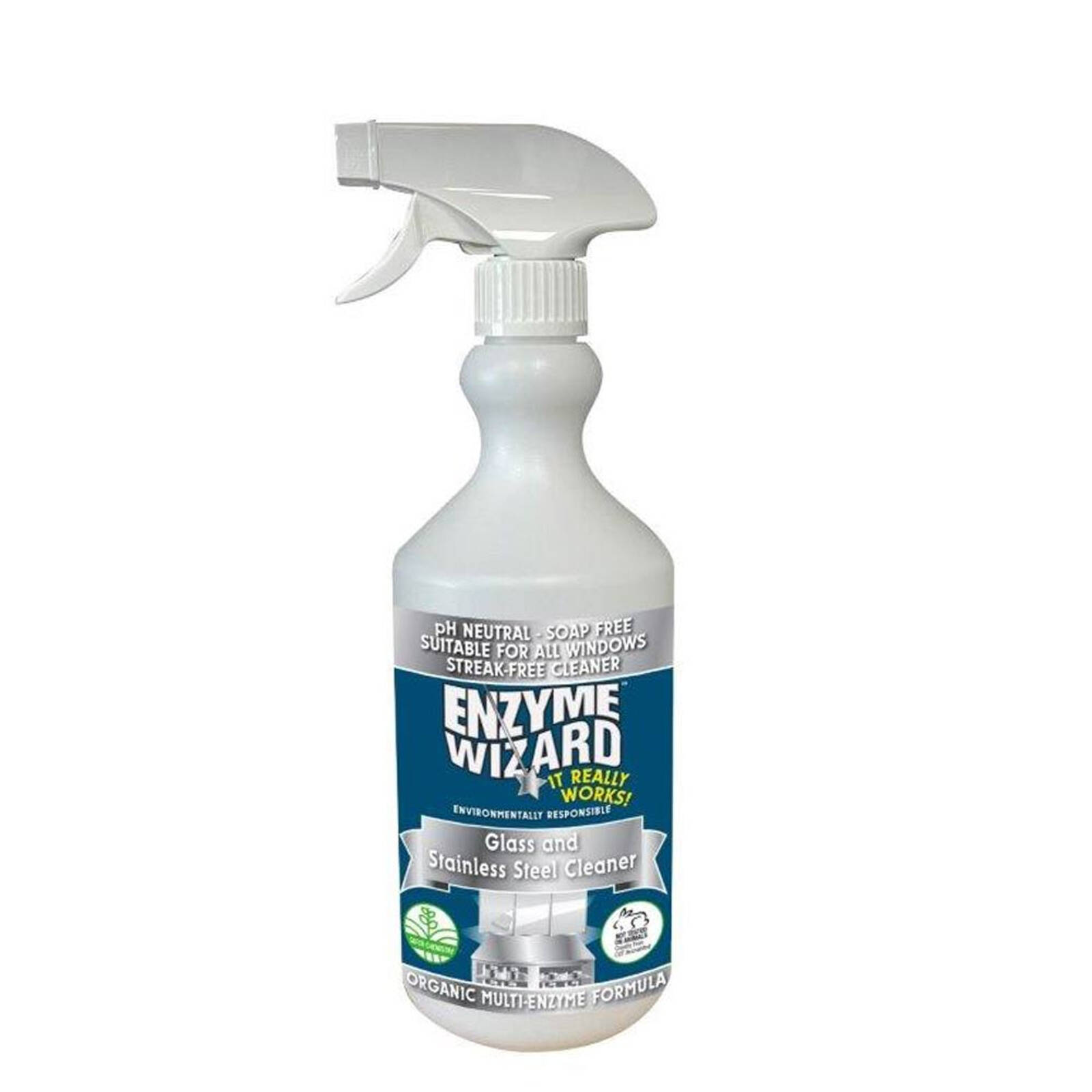 Enzyme Wizard Glass & Stainless Steel Cleaner 750ml product image