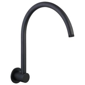 Mondella Resonance Gooseneck Shower Arm - Matte Black