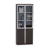 Modern Furniture XANDER 2 Door Display Cabinet 80cm - Black