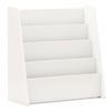 Costway 4-tier Kids Bookcase Magazine Display Rack Bookshelf White