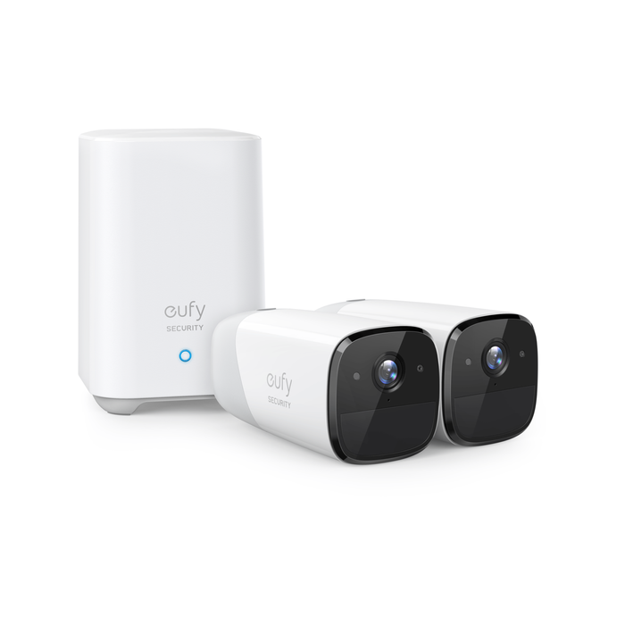EufyCam 2 Pro 2K Core 2-Camera Pack With Homebase 2