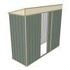 Build-a-Shed 0.8 x 2.3 x 2m Skillion Single Sliding Side Door Shed - Green