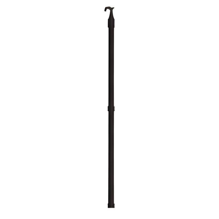 Windoware 100 - 185cm Black Extendable Outdoor Fixed Arm Awning Pull Rod