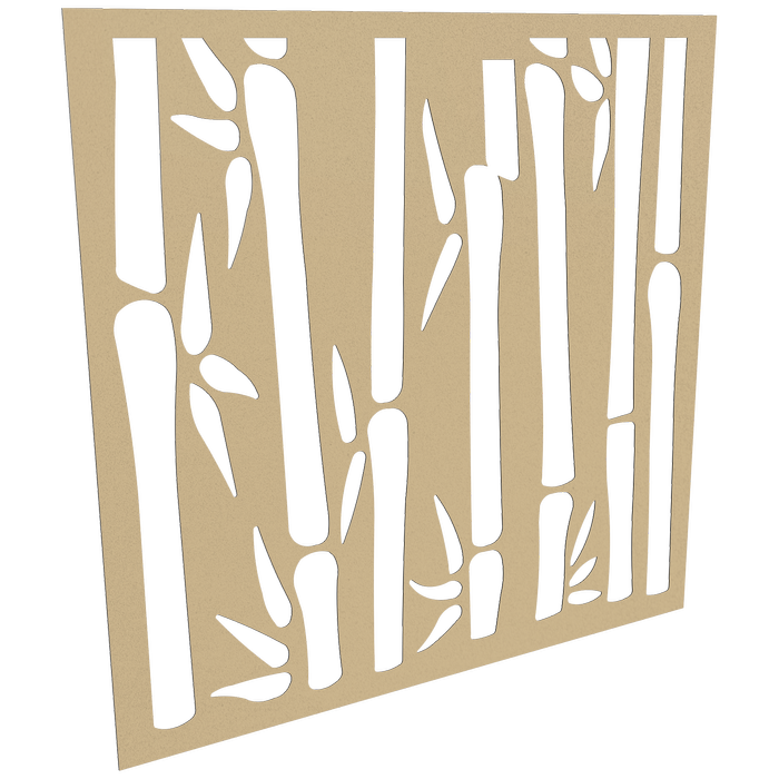 ProtectorAl 300-1200w x 300-1200h Gold Matt/Gloss White Bamboo Unframed Composite Deco Panel