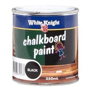 White Knight 250ml Black Chalkboard Paint