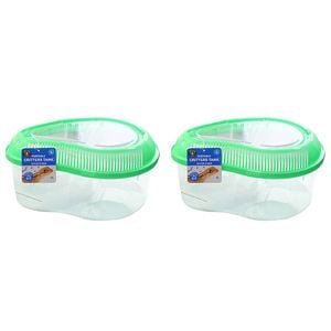 2PK Dudley's World Of Pets Reptile/Critter Tank Large Assorted