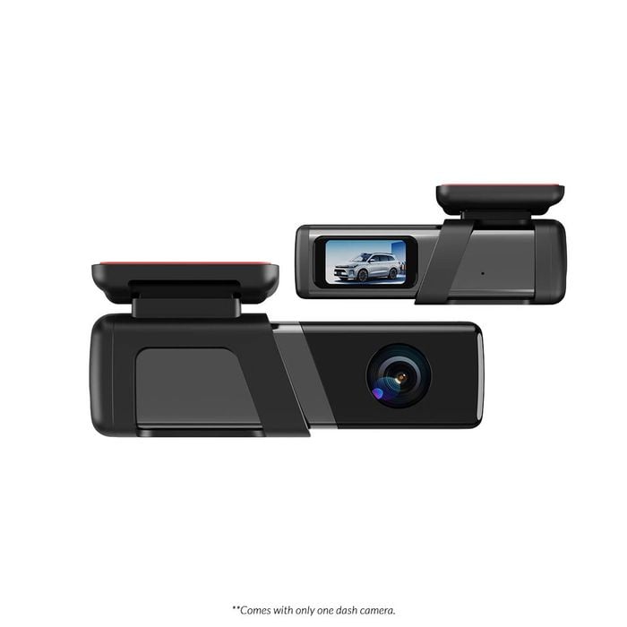 Elinz Single Lens 4K Dash Cam 1.47" Screen WiFi App Control Supercapacitor Compact Car DVR