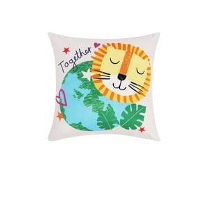 Happy Kids Our Planet Filled Square Cushion 40 x 40 cm