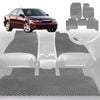 6D Diamond Car Floor Mats for Mazda 6 2002-2008-Full Set-Grey-Outback GT