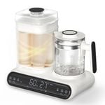Advwin Baby Bottle Warmer, Multifunctional Bottle Steamer and Dryer, Bottle Maker Formula Machine with 1.2L Electric Baby Kettle