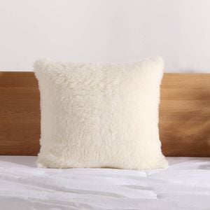 Dreamaker Australian Wool Pile Pillow Protector - Euro 65x65cm