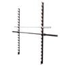 10 Row Barbell Wall Mount Rack Storage Holder Stand