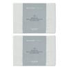 2x Odyssey Living Breathe Cotton Standard Pillowcase 48cm X 73cm Pewter