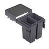 Kaboodle 2 x 37L Side Mount Pullout Bin - to suit 600mm Base Cabinet