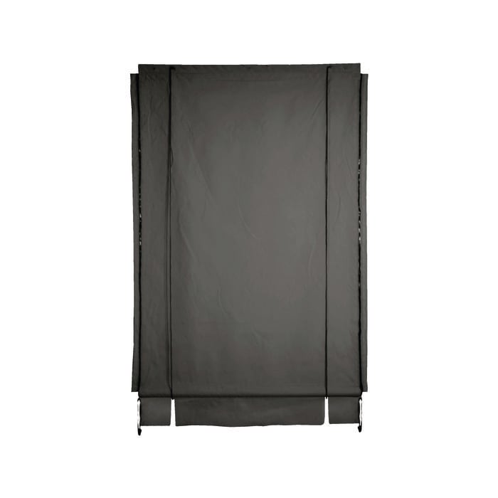Bistro Blinds 210 x 240cm Charcoal Shade Screen