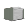 Absco Structures 3.0 x 3.0 x 2.3m Pale Eucalypt With Surfmist Door Bushranger Shed