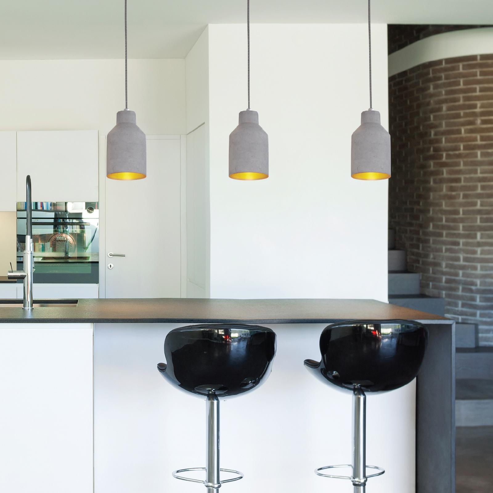 Concrete pendant light bunnings sales