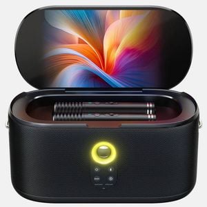 Ikarao Shell S1 Portable 300W Karaoke Machine w/ 10" Lyrics Display