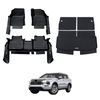 AUSGO Floor Mats & Boot Liner Set for Mitsubishi Outlander 7-Seat Petrol 2021-Onwards Car Floor Liners Cargo Mat