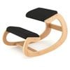 Costway Ergonomic Kneeling Chair Bentwood Frame Posture Improving Black