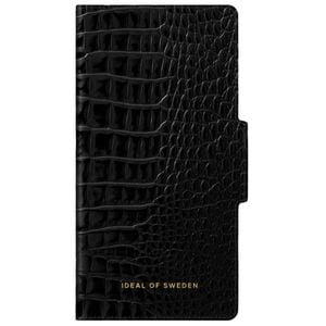 Ideal Of Sweden Atelier Wallet Case (suits Iphone 13 Pro) - Neo Noir Croco