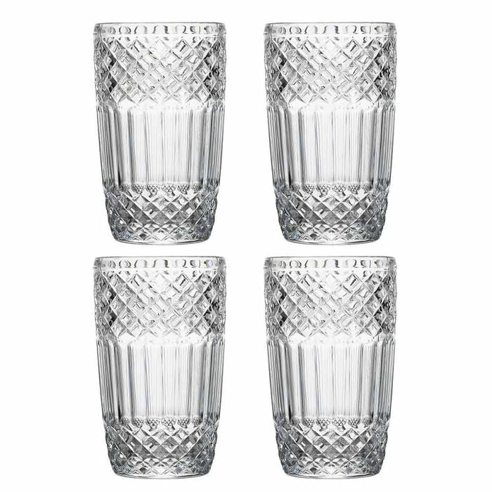 Porto Honfleur Set of 4 Hi Ball Tumblers 340ml