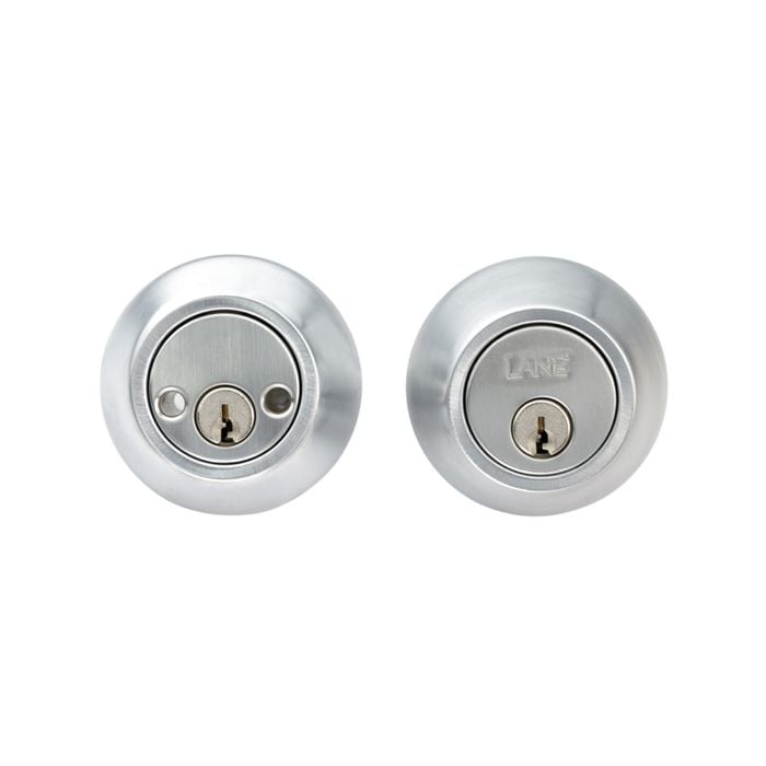 Lane Satin Chrome Brushed Standard Round Deadbolt