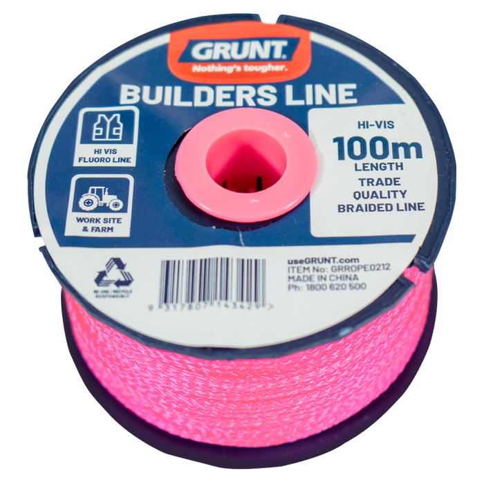 GRUNT 100m Fluorescent Builders Line