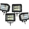 Elinz 4x 60W LED Driving WorkLight Flood Spot Beam 12V 24V Lamp Light 4x4 Offroad