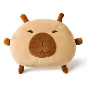 Jack & Ava Tofu the Capybara Plush Velour Cushion