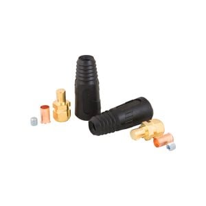 Bossweld 25mm Male Dinse Connectors - 2 Pack