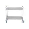 Modular Systems Stainless Steel Two Teir Trolley