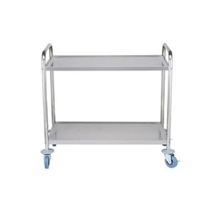 Modular Systems Stainless Steel Two Teir Trolley